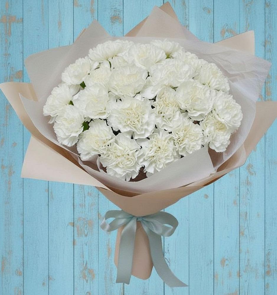 Букет цветов из: Гвоздики в Березовском Свердловской области