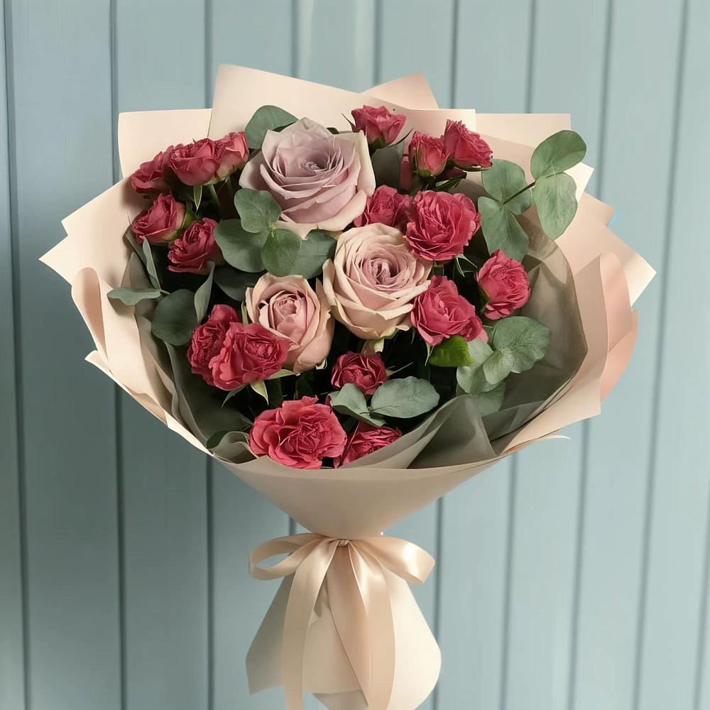 Букет цветов из: Гвоздики и Розы в Березовском Свердловской области