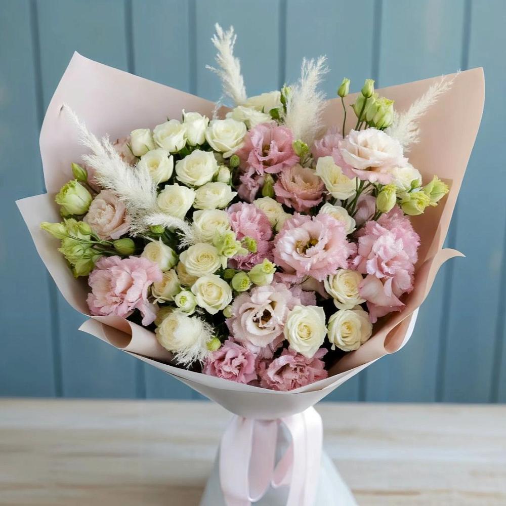 Букет цветов из: Альстромерии и Розы в Березовском Свердловской области