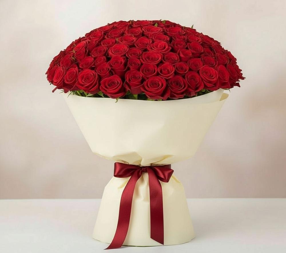 Букет 101 Красная роза Милано в Березовском Свердловской области