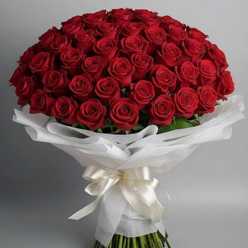 Букет 101 Красная роза Блэк Мэджик в Березовском Свердловской области