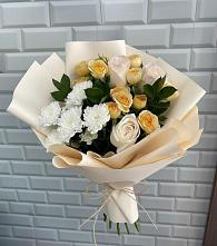 Букет цветов из:  Розы и Хризантемы в Березовском Свердловской области