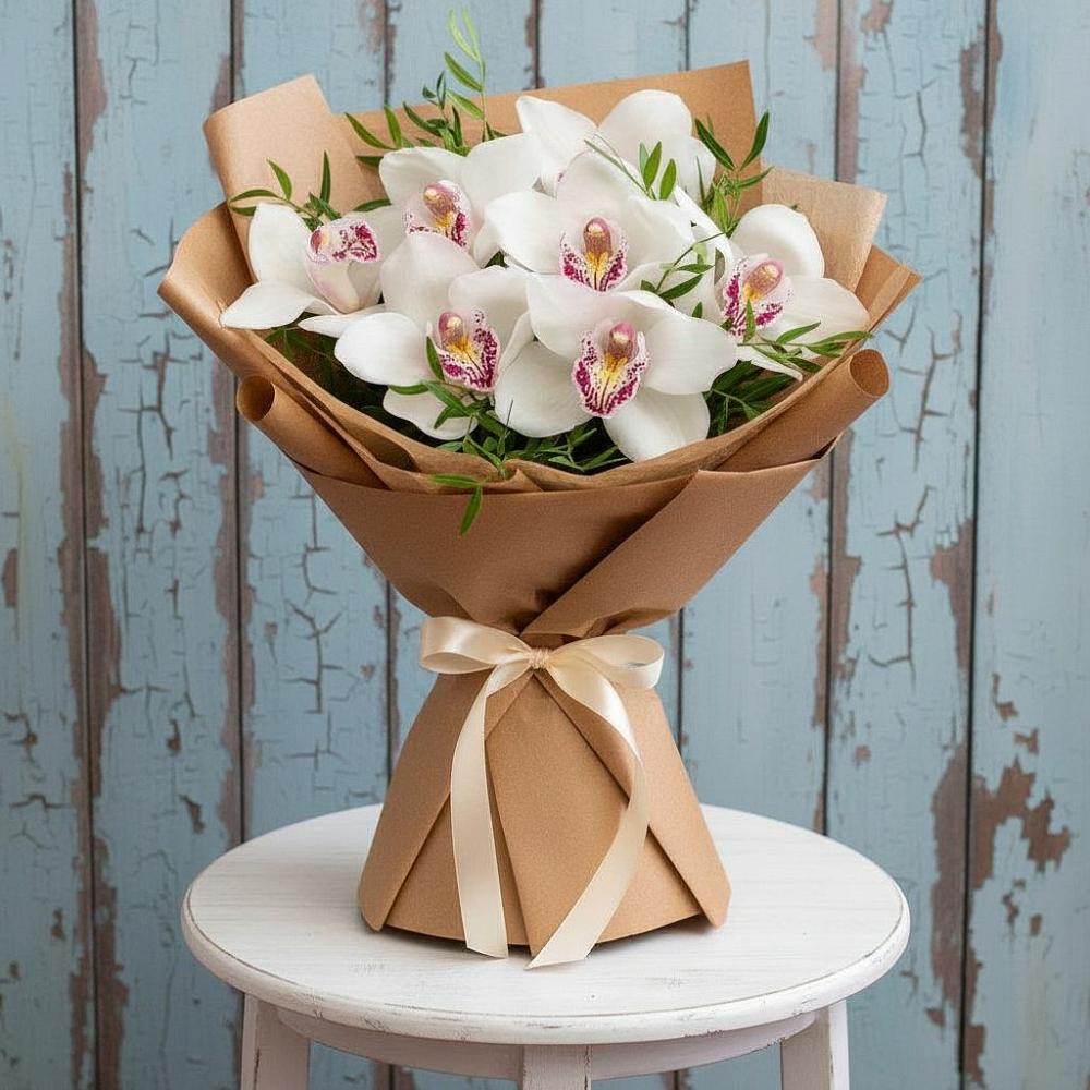 Букет цветов из: Орхидеи и Розы в Березовском Свердловской области