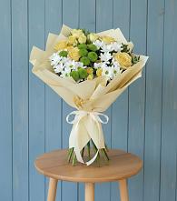 Букет цветов из:  Хризантемы и Розы в Березовском Свердловской области