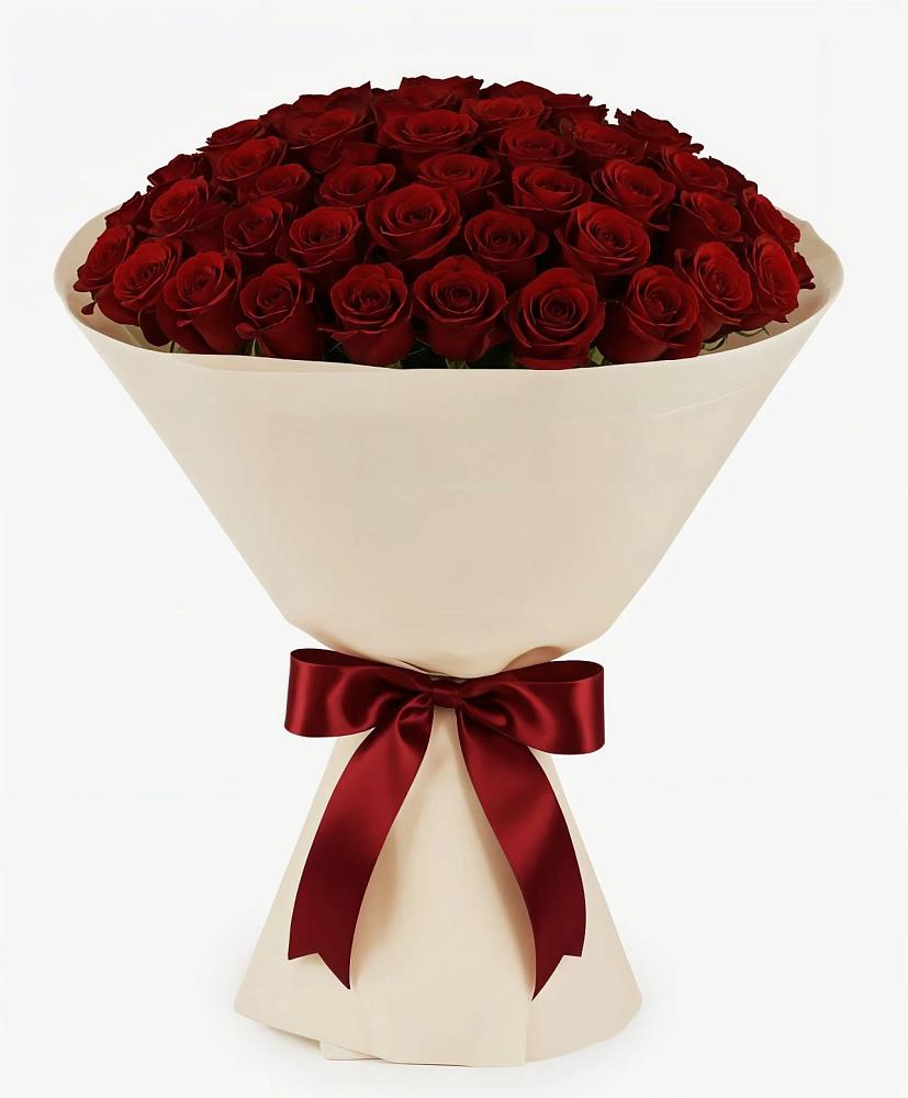 Букет 101 Бордовая роза Блэк Бакарра в Березовском Свердловской области